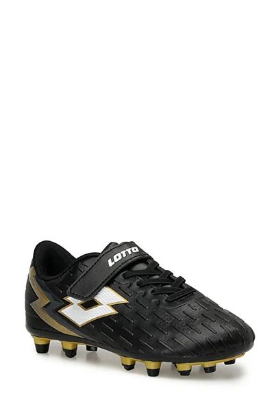 Lotto Ghete de fotbal pentru copii Velocity Fg B Ps 3pr Unisex Negru