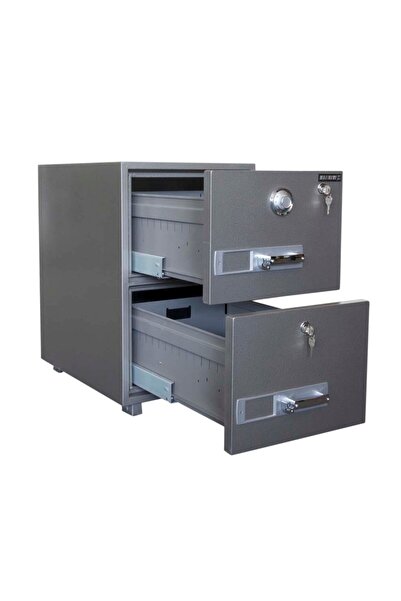 Mahmayi Secureplus 680-2Dk 2 Dial Lockable Drawer Storage Fire Filing (2 Drawer, Key + Dial)