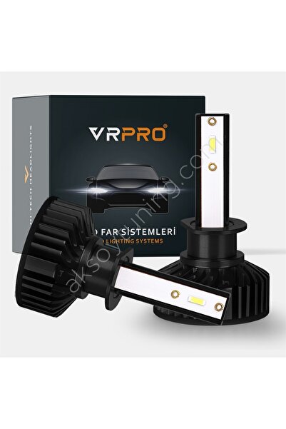 Genel Markalar H1 Siyah F2 Mini Slim Led Xenon Far Ampulü CSP Çip