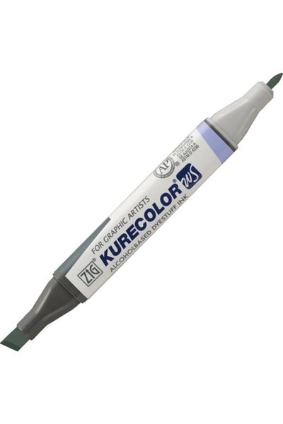 Zig Twin S Graphic Drawing Marker Pen 801 Light Gray