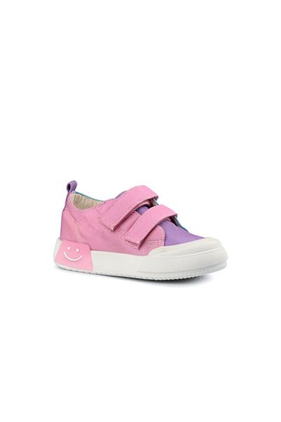 Vicco Hori Lighted Velcro Men's Lighted Baby Sports Shoes Pink Purple