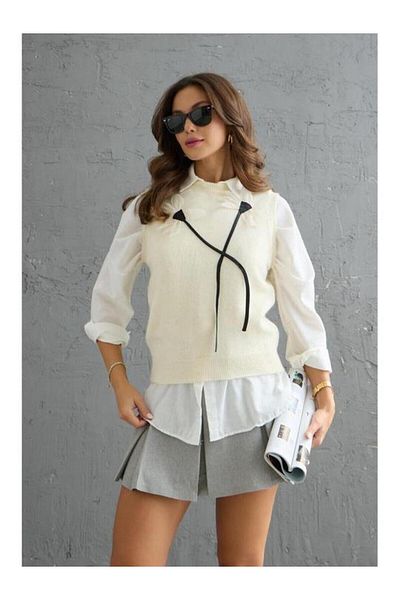 ribana Flowered Knitting Sweaters