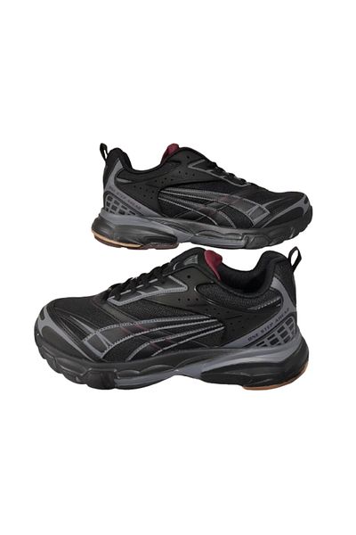 Best Of Men's Black-Smoked Orthopedic Sole Walking Shoes