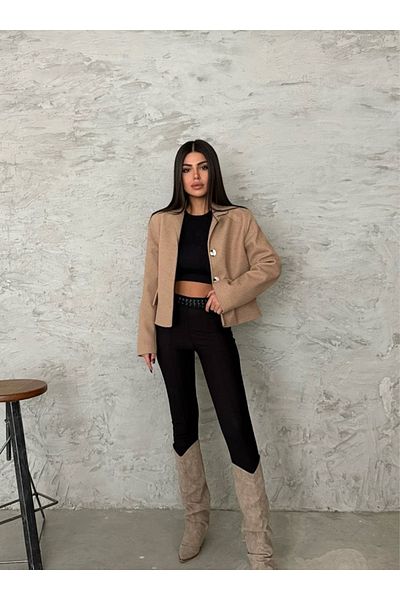FASHION HAYAL Κοντό μπουφάν Nexeva Hayal Fashion Cashew
