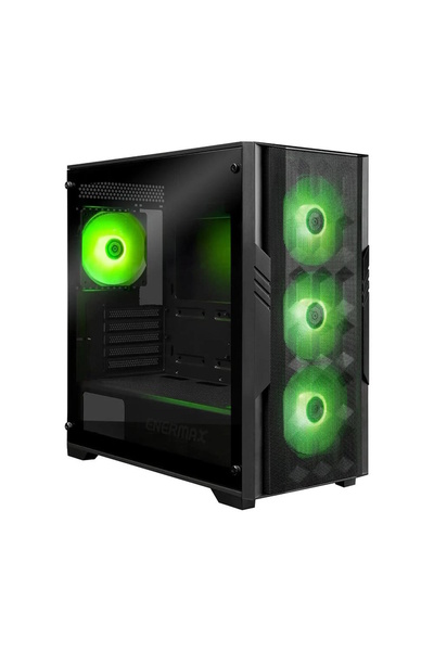 ENERMAX StarryFort SF70H ARGB Temperli Cam USB 3.0 Mid Tower mATX + MAXPRO II...