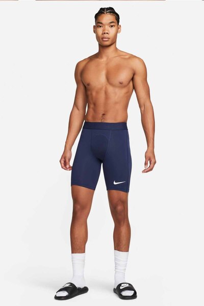 Nike Pro İçlik Strike Nike Pro Şort Erkek Pro Alt DH8128-410-Lacivert