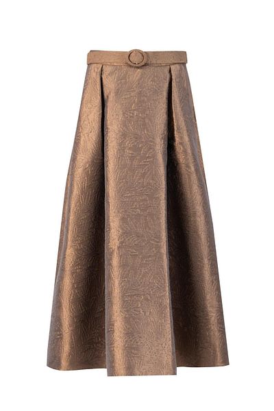 Armine 24K1700 Model Jacquard Bronze Crinoline