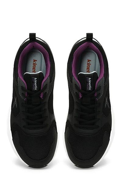 Kinetix Glance Pu W 4P Phlon - Light Sole Black Women's Comfort Shoes