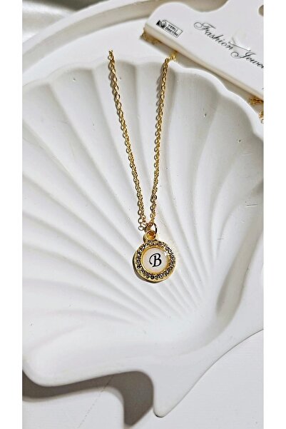 SİBEL AKSESUAR HARF KOLYE B GOLD