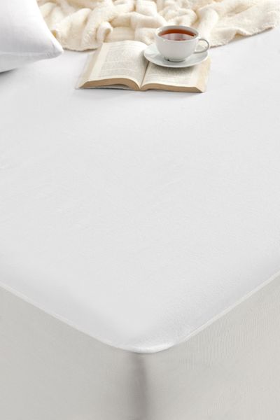 Loselya Micro Fitted Waterproof White Mattress Protector Mattress