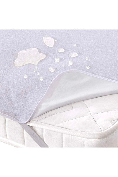 CMKStore Microfiber Water - Liquid Proof 4 Corner Rubber Mattress Protector Σεντόνι Στρώματος Λευκό Μονό 90-190 cm