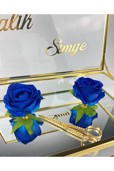 CyzHome Elm Glass Box Promise Engagement Tray