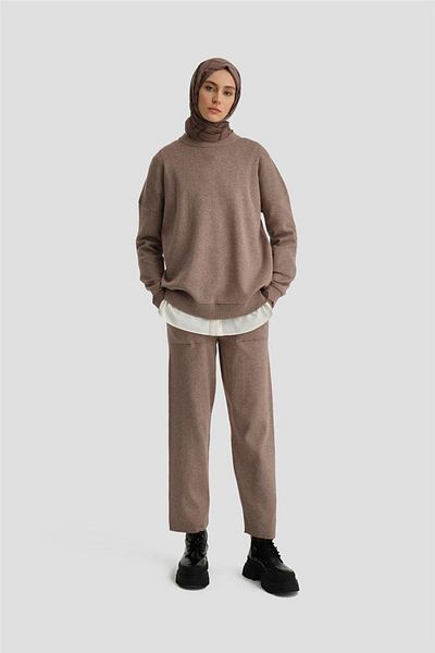 Armine Mink Knitwear Set - 24Kd4215 Model