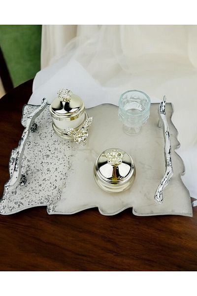 CyzHome Enchant Promise Groom Coffee Tray