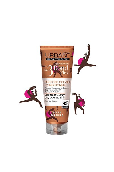 Urban Care Bond Plex Restore Repair Yıpranma Karşıtı Şampuan Krem Süt Saç Bakım Seti 3'lü-vegan URBPKT42