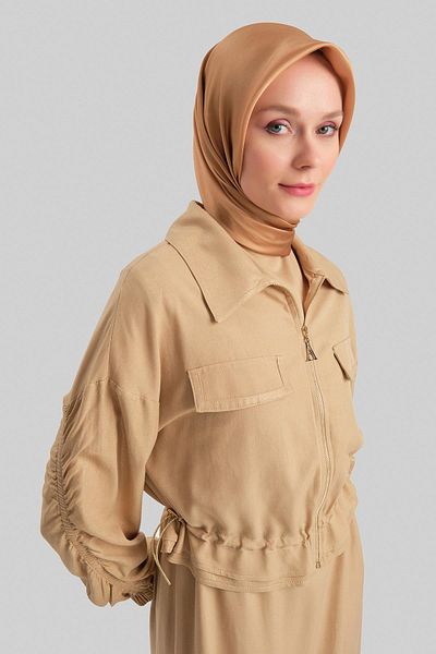 Armine Costum dublu cu mâneci metalice 24y6822 Camel