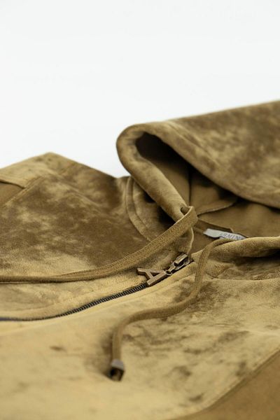 Armine Khaki Velvet Tracksuit Set - 24K6915