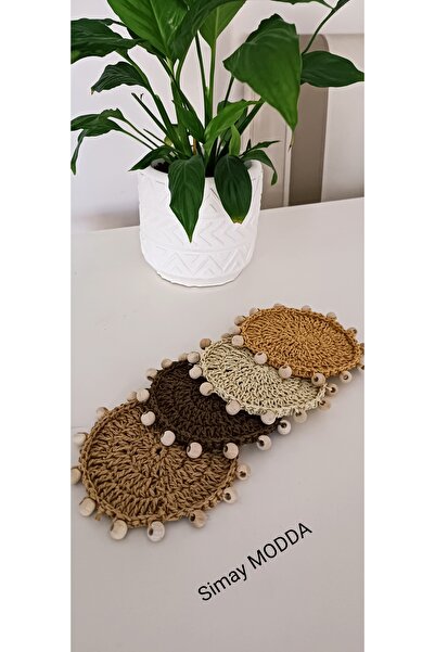 SİMAYMODDA Bardak Altlığı Mum Altlığı