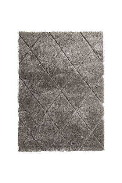 Homelux Courtney shaggy rug, rectangular, 160x230, Ben Ourain style, brown, polypropylene