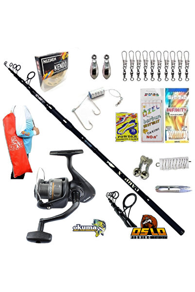 Okuma Revenger Rv-55 Oslo Carp-x 360cm 3,5lbs Profesyonel Surf Kıyı Olta Takı...