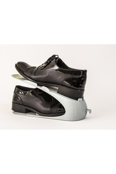 ELİOSA Οργάνωση παπουτσιών 6 τμχ Λευκή ράμπα παπουτσιών (ΛΕΥΚΟ)