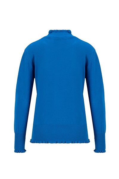 Armine Πουλόβερ με λεπτομέρεια Indigo Rib - 24kd2000