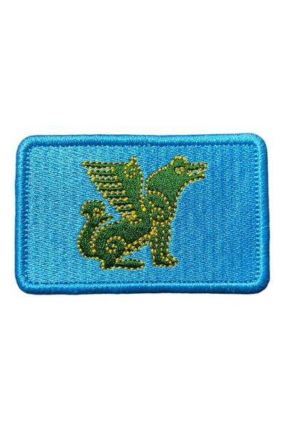 Ex Patch علم نوجاي التركي شارة شارة مطرزة 8 × 5 سم