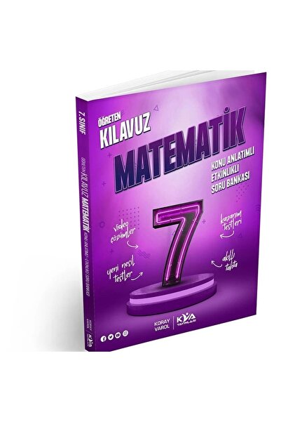 Koray Varol Yayınları Koray Varol Akademi 7. Sınıf Öğreten Kılavuz Matematik ...