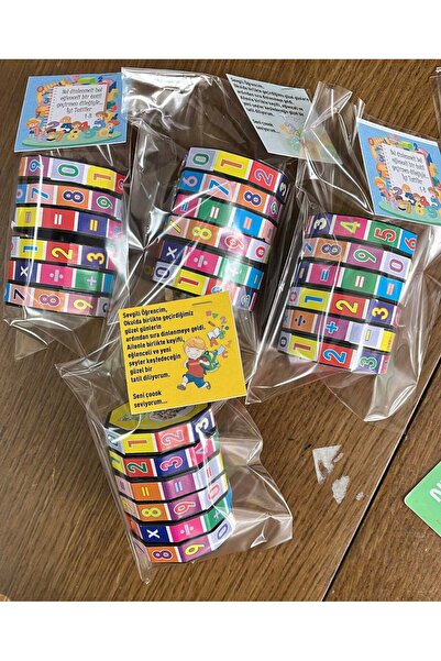 hemdemhediyelik Ara Tatil Sınıf Hediyesi Matematik Küpü (10 adet) Yılbaşı Hed...