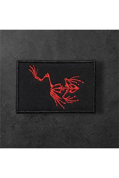 Ex Patch Frogman Fishman Peç Patch Broderie 8 X 5 Cm