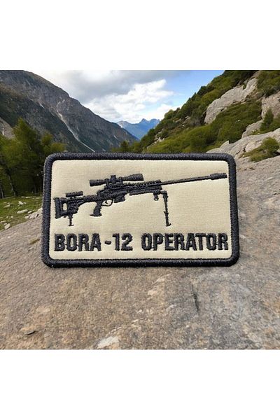 Ex Patch Bora-12 Kanas Operator Tactică Militară Patch Arma 10 X 6 Cm