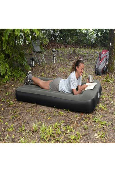 BESTWAY Tritech Airbed Twin Built-in Battery Power Pump 188cm x 99cm x 30cm  26-67929