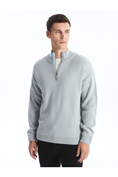 LC Waikiki Pulover Tricotaj Bărbați - Guler Stand, Mânecă Lungă