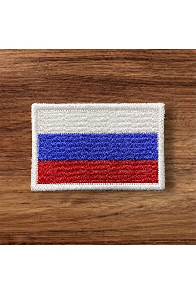 Ex Patch Rusya Bayrağı Patch Arma 8 X 5 Cm