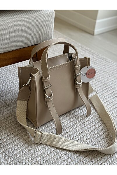 BAGLOVİS ΒΑΜΒΑΚΙ ΚΟΛΩΝΑ ΚΡΕΜΑΣΤΗ ΓΥΝΑΙΚΕΙΑ ΤΣΑΝΤΑ ΩΜΟΥ ΜΕ ΠΟΡΤΑ ΚΑΙ ΛΕΠΤΟΜΕΡΗ ΔΑΧΤΥΛΙΔΙ