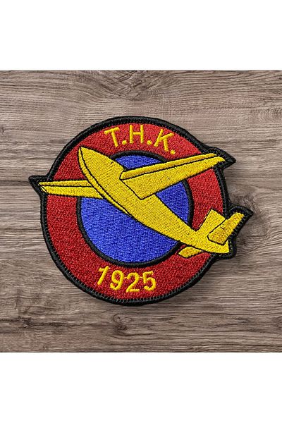 Ex Patch Thk. |   Turkish Air Institution Peçi Patch Crestă Broderie 9 Cm
