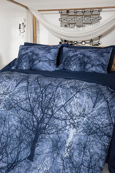 Altınbaşak Ranforce Double Duvet Cover Set - Kora Moonlit Pandora, Towel Gift