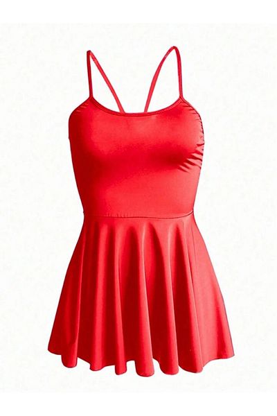 dafri Women's Red Attractive Mini Dress