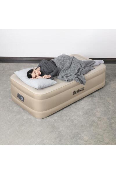 BESTWAY سرير هوائي مزدوج من Fortech مزود بمضخة تيار متردد مدمجة 191 سم × 97 سم × 46 سم 26-69048