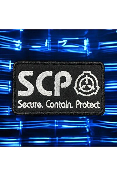 Ex Patch Scp | Secure Contain Protect Patch Nakış Arma Peç 10 X 6 Cm