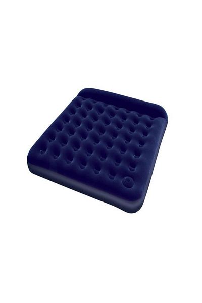 BESTWAY Easy Inflate Flocked Air Bed/King 203X183X22Cm -26-67227