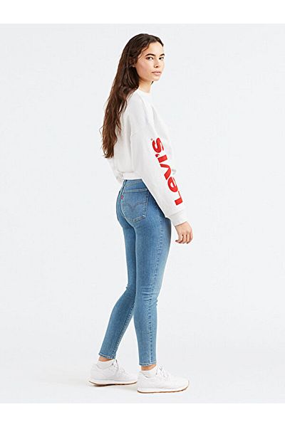 Levi's Pantaloni de damă Mile High Super Skinny Jean - Math Club Local