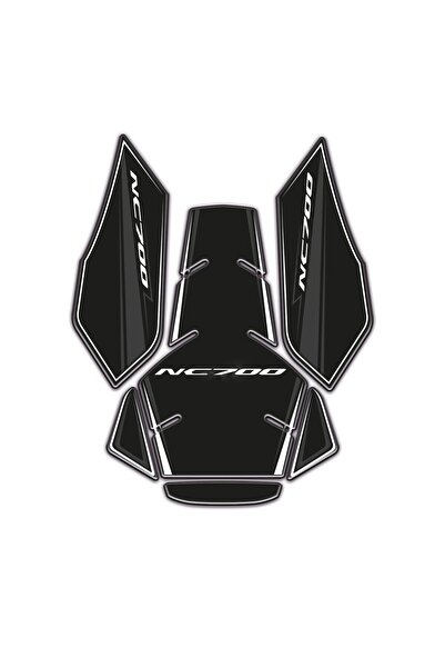 Redline Grafik Honda NC700 - NC700X Tank Pad Set Siyah Gri