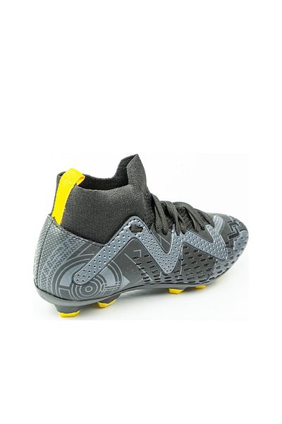 Jump 30226 Negru GRI Detaliu Turf Astroturf Sosete de fotbal Pantofi de fotbal