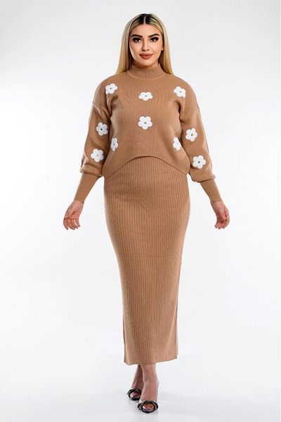 NEWCO Noua tendinta de tricotaj Rochie Bolero