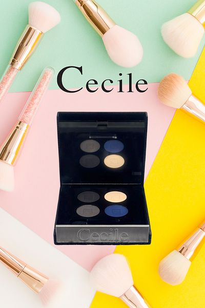 Cecile Quatro Matte Eyeshadow - 4-Piece Headlamp 804 Set