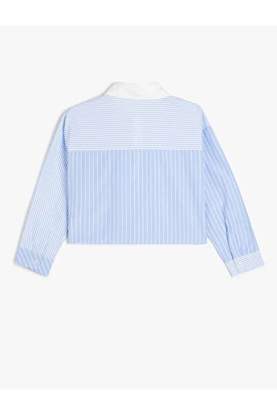 Koton Hosszú ujjú, gombos záródású, csíkos Crop ing