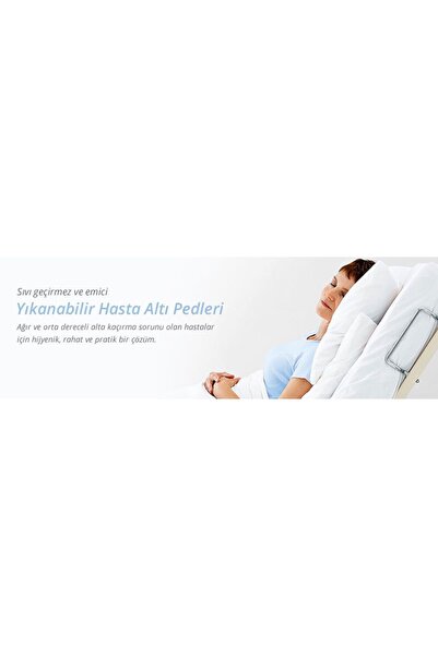 CDE Abso Yıkanabilir, Sıvı Geçirmez Hasta Altı Yatak Örtüsü (75X90 CM) (2 Lİ PAKET)