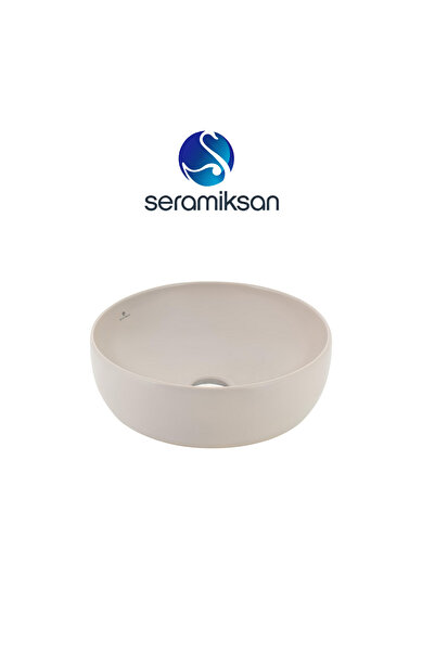 Seramiksan Sole Oval Mat Cappucino Deliksiz Lavabo 42 Cm A002849H
