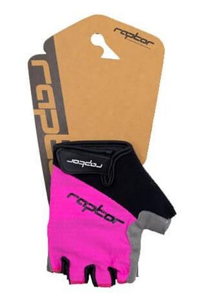 Kron Raptor Velcro Gloves Short Finger Cycling Gloves Mtb Half Finger Gloves Size S Pink